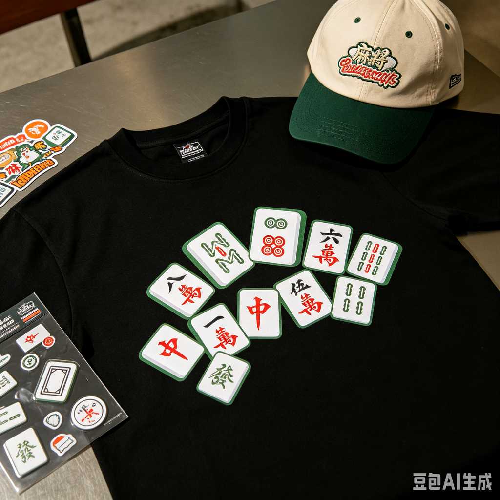 clear text printing mahjong set